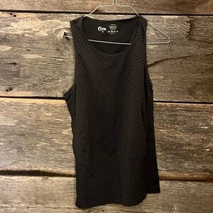 Zyia Grey Chevron Copper Charged Tank